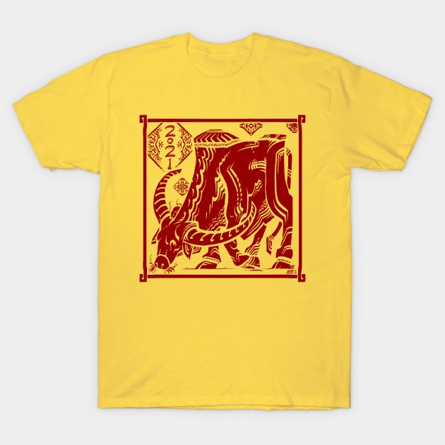 Year of the Ox! T-Shirt by Woodrat